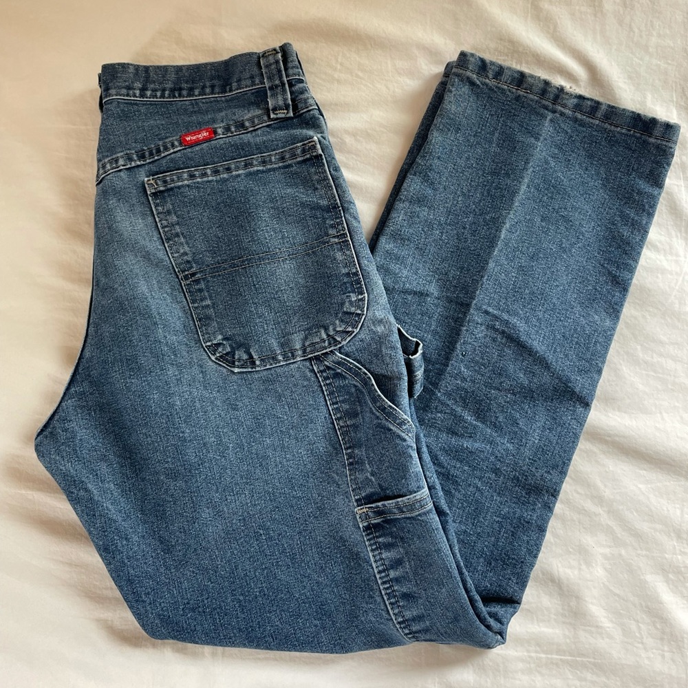 Vintage Wrangler Straight Leg Carpenter Jeans